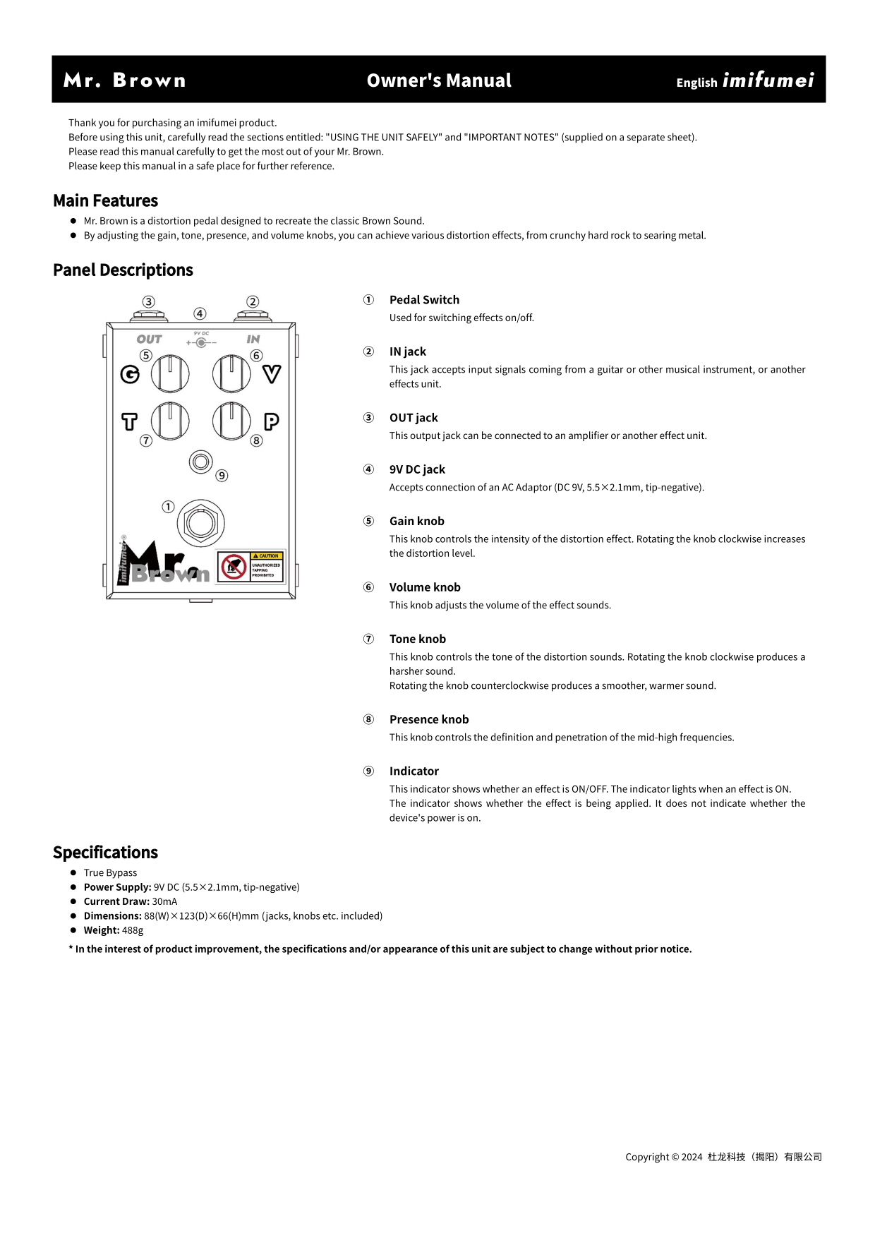 Manual page 1